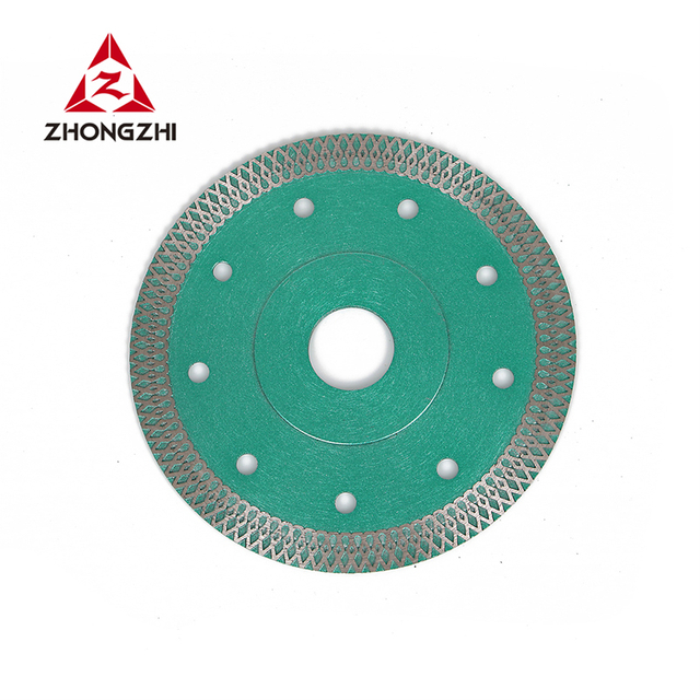 105mm-230mm Hot Press Super Thin Diamond Network Wave Brzeszczot do cięcia płytek do cięcia kremowego